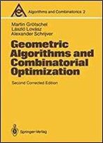 Geometric Algorithms And Combinatorial Optimization (Algorithms And Combinatorics 2)