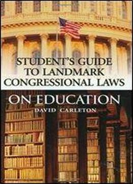 Landmark Congressional Laws On Education