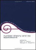 Number Theory And Its Applications