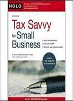 Tax Savvy For Small Business