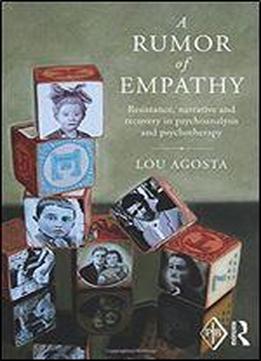 A Rumor Of Empathy (psychoanalytic Inquiry Book Series)