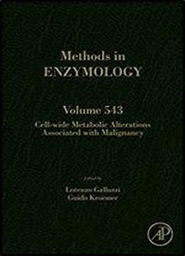 Cell-wide Metabolic Alterations Associated With Malignancy (methods In Enzymology Book 543)