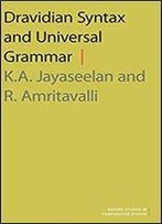 Dravidian Syntax And Universal Grammar (Oxford Studies In Comparative Syntax)