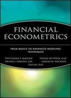 Financial Econometrics: From Basics To Advanced Modeling Techniques