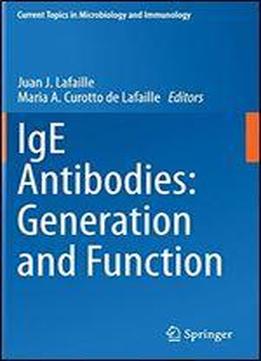 Ige Antibodies: Generation And Function