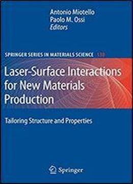 Laser-surface Interactions For New Materials Production: Tailoring Structure And Properties (springer Series In Materials Science)