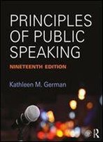 Principles Of Public Speaking