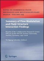 Summary Of Flow Modulation And Fluid-Structure Interaction Findings: Results Of The Collaborative Research Center Sfb 401 At The Rwth Aachen University, Aachen, Germany, 1997-2008