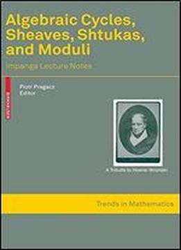 Algebraic Cycles, Sheaves, Shtukas, And Moduli: Impanga Lecture Notes (trends In Mathematics)