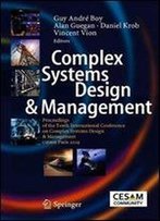 Complex Systems Design & Management: Proceedings Of The Tenth International Conference On Complex Systems Design & Management, Csd&M Paris 2019