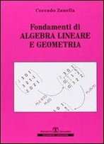 Fondamenti Di Algebra Lineare E Geometria