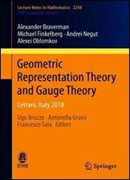 Geometric Representation Theory And Gauge Theory: Cetraro, Italy 2018 (lecture Notes In Mathematics)