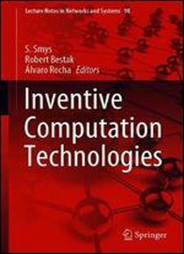 Inventive Computation Technologies (lecture Notes In Networks And Systems)