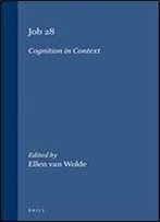 Job 28: Cognition In Context (Biblical Interpretation Series)