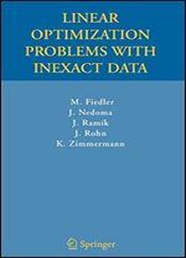 Linear Optimization Problems With Inexact Data