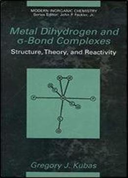Metal Dihydrogen And Alfa-bond Complexes (modern Inorganic Chemistry)