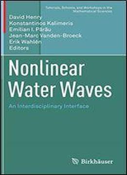 Nonlinear Water Waves: An Interdisciplinary Interface (tutorials, Schools, And Workshops In The Mathematical Sciences)