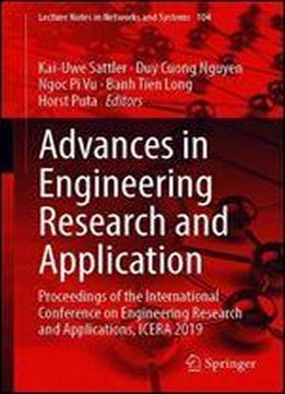 Advances In Engineering Research And Application: Proceedings Of The International Conference On Engineering Research And Applications, Icera 2019 (lecture Notes In Networks And Systems)