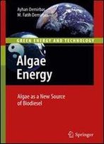 Algae Energy: Algae As A New Source Of Biodiesel (Green Energy And Technology)