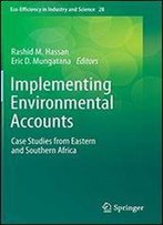 Implementing Environmental Accounts: Case Studies From Eastern And Southern Africa (Eco-Efficiency In Industry And Science)