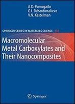 Macromolecular Metal Carboxylates And Their Nanocomposites (Springer Series In Materials Science)