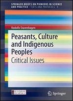 Peasants, Culture And Indigenous Peoples: Critical Issues