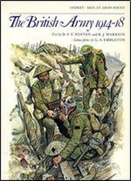The British Army 1914-18 (men-at-arms Series 81)