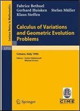 Calculus Of Variations And Geometric Evolution Problems