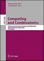 Computing And Combinatorics: 10th Annual International Conference, Cocoon 2004, Jeju Island, Korea, August 17-20, 2004, Proceedings (Lecture Notes In Computer Science)