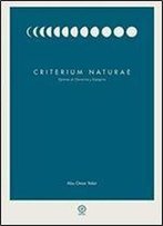 Criterium Naturae - Epitome De Chemicina Y Espagiria
