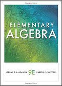 Elementary Algebra, 9th Edition