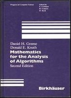 Mathematics For The Analysis Of Algorithms (Progress In Computer Science)