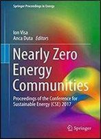 Nearly Zero Energy Communities: Proceedings Of The Conference For Sustainable Energy