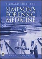 Simpson's Forensic Medicine (12th Edition)