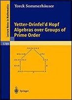 Yetter-Drinfel'd Hopf Algebras Over Groups Of Prime Order (Lecture Notes In Mathematics)
