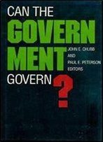 Can The Government Govern?