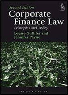 Corporate Finance Law: Principles And Policy