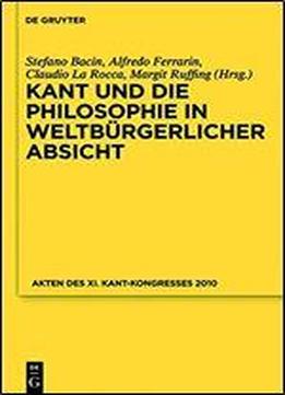 Kant And Philosophy In A Cosmopolitan Sense
