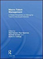 Macro Talent Management: A Global Perspective