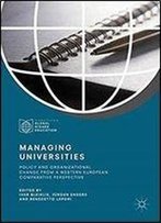 Managing Universities: Policy And Organizational Change From A Western European Comparative Perspective