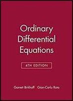 Ordinary Differential Equations 4e
