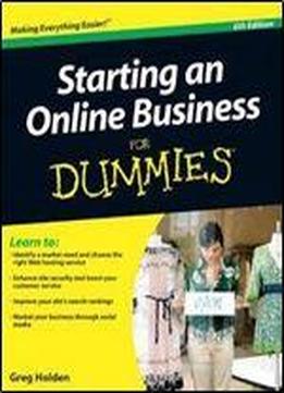 Starting An Online Business For Dummies, 6th Edition