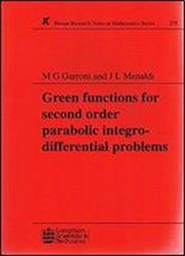 Green Functions For Second Order Parabolic Integro-differential Problems