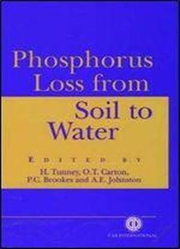 Phosphorus Loss From Soil To Water