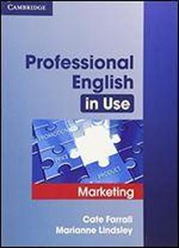 Professional English In Use Marketing With Answers