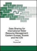 Data Sharing For International Water Resource Management: Eastern Europe, Russia And The Cis