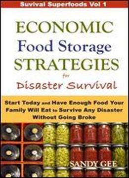 Economic Food Storage Strategies For Disaster Survival: Start Today And Have Enough Food Your Family Will Eat To Survive Any Disaster Without Going Broke: Volume 1 (survival Superfoods)