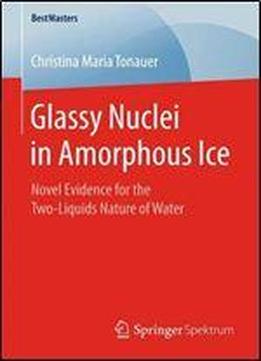 Glassy Nuclei In Amorphous Ice: Novel Evidence For The Two-liquids Nature Of Water (bestmasters)