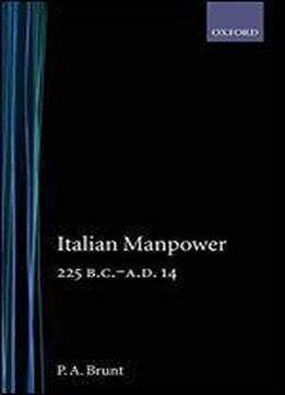 Italian Manpower 225 B.c.-a.d. 14