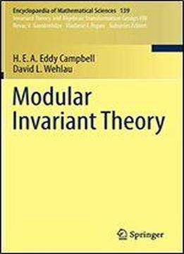 Modular Invariant Theory (encyclopaedia Of Mathematical Sciences)